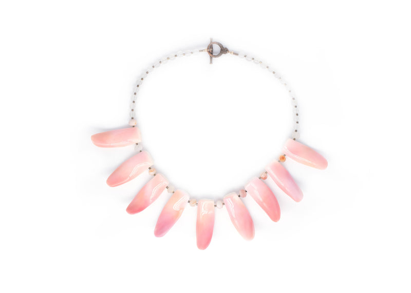 Nereyda's Song II: Conch Shell Statement Necklace