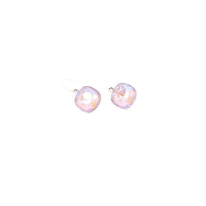 Lady Grey Beads Earrings Dazzling Blushing Pink: Swarovski Crystal Earrings
