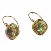 Lady Grey Beads Earrings Dazzling Light Yellow: Swarovski Crystal Earrings