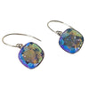 Lady Grey Beads Earrings Dazzling Sapphire Blue & Multi-color: Swarovski Crystal Earrings