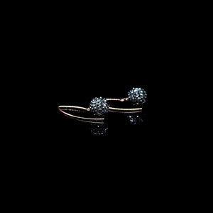 Lady Grey Beads Earrings Eclipsed: Swarovski Crystal Statement Earrings