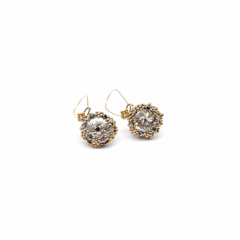 Lady Grey Beads Earrings Priyanka's "Reign": Beadwoven Statement Earrings