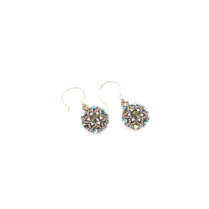 Lady Grey Beads Earrings Queen of the Bay, Olivia: Statement Earrings