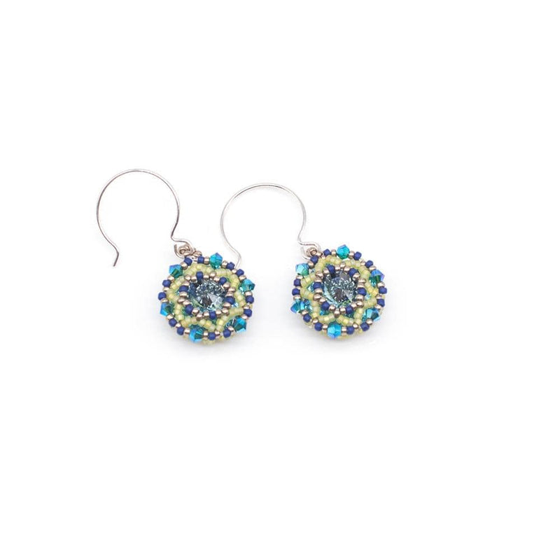 Lady Grey Beads Earrings Queen of the Bay, Tropical: Statement Earrings