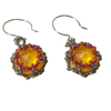 Lady Grey Beads Earrings Reign, Canary Yellow: Beadwoven Statement Earrings