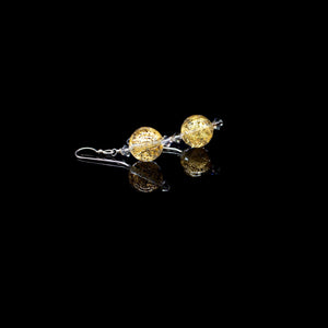 Lady Grey Beads Earrings The Touch of Gold II: Venetian Statement Earrings