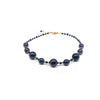 Lady Grey Beads Necklace Cleopatra's Mine: Natural Stones, Lapis & Chrysocolla Statement Necklace