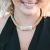 Lady Grey Beads Necklace Make a Statement: Statement Necklace