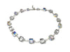 Lady Grey Beads Necklace She Sparkles & Shines: Swarovski Crystal Statement Necklace