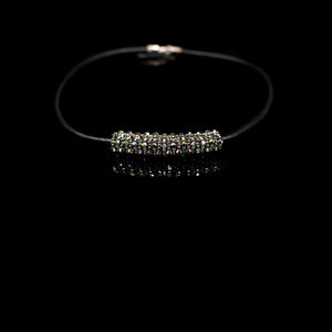 Lady Grey Beads Necklace Sparkle Away: Swarovski Crystal Necklace